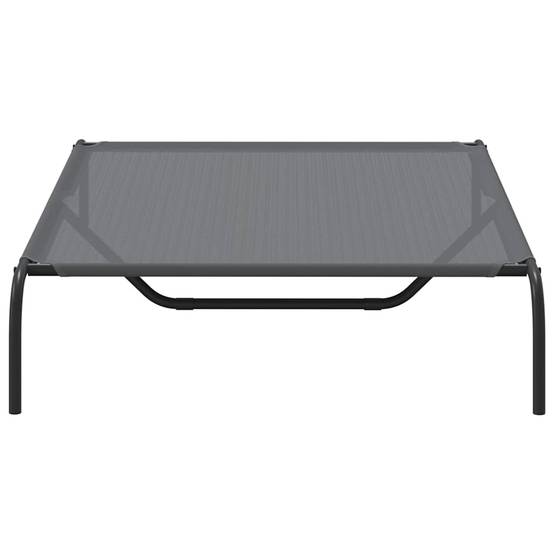 Lit pour chien surélevé en textilène robuste pour jardin maison Gris 130x80cm – ComfortXL Pet Living - Image 5
