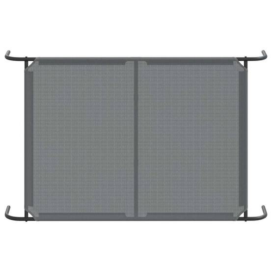 Lit pour chien surélevé en textilène robuste pour jardin maison Gris 130x80cm – ComfortXL Pet Living - Image 6