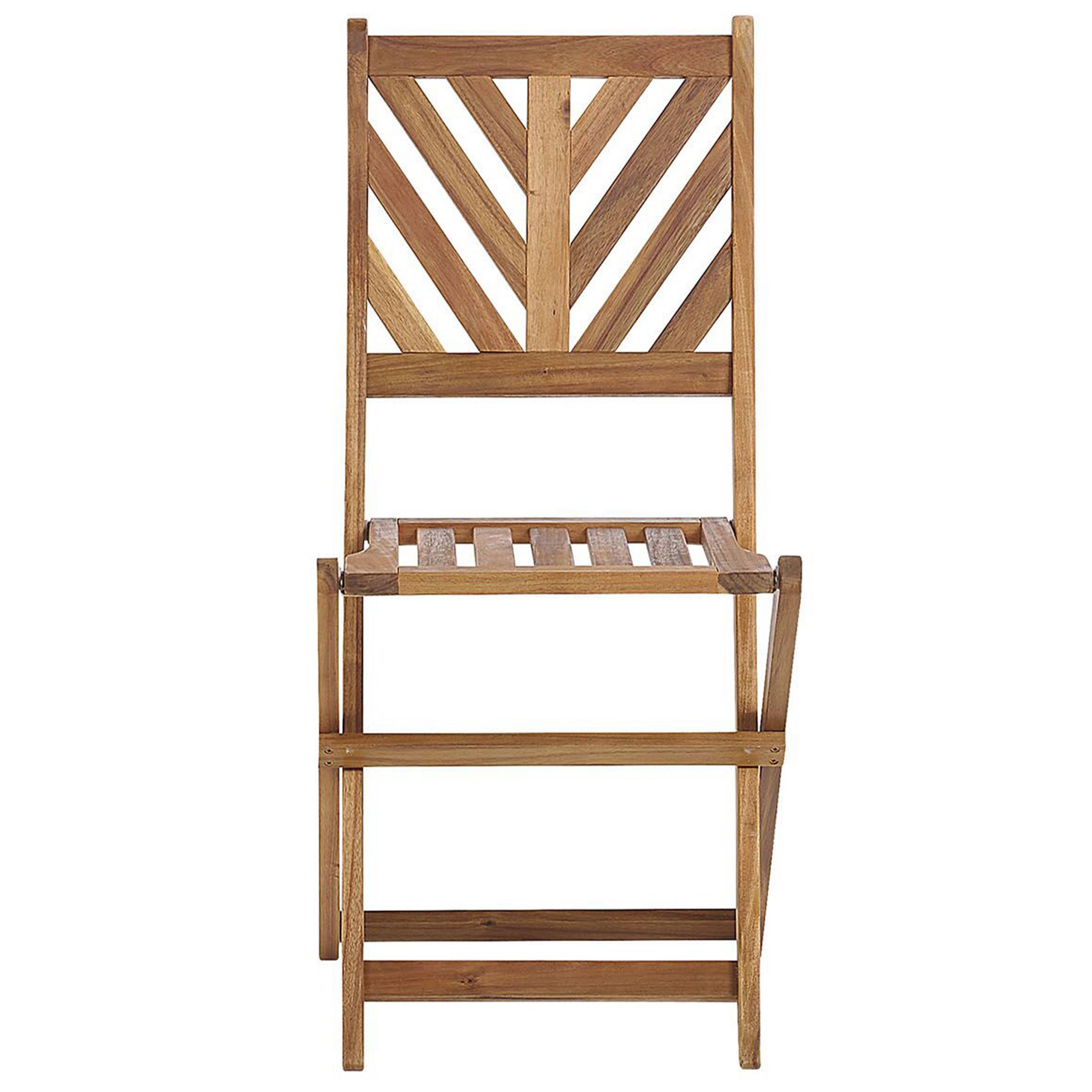 Beliani - Set de bistrot, 2 Personnes Acacia Marron TERNI - Beliani - Imagen 6