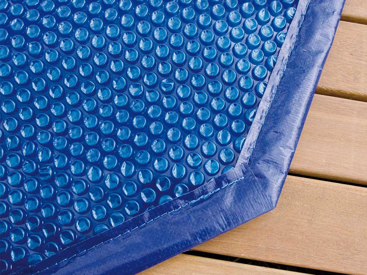 Ubbink - Ubbink Bache A Bulles Bordee Pour Piscine En Bois O360 Cm - Bleu - Imagen 2