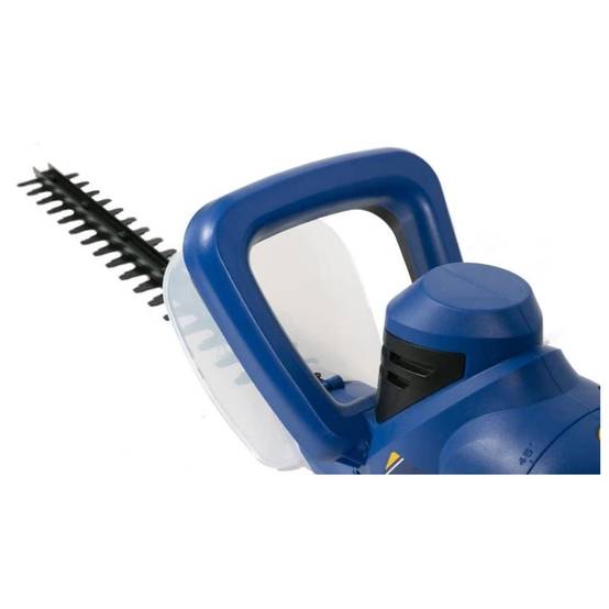 Taille haies 450W Poignée rotative 90° Guide 50 cm Double frein de sécurité GOODYEAR - Imagen 2