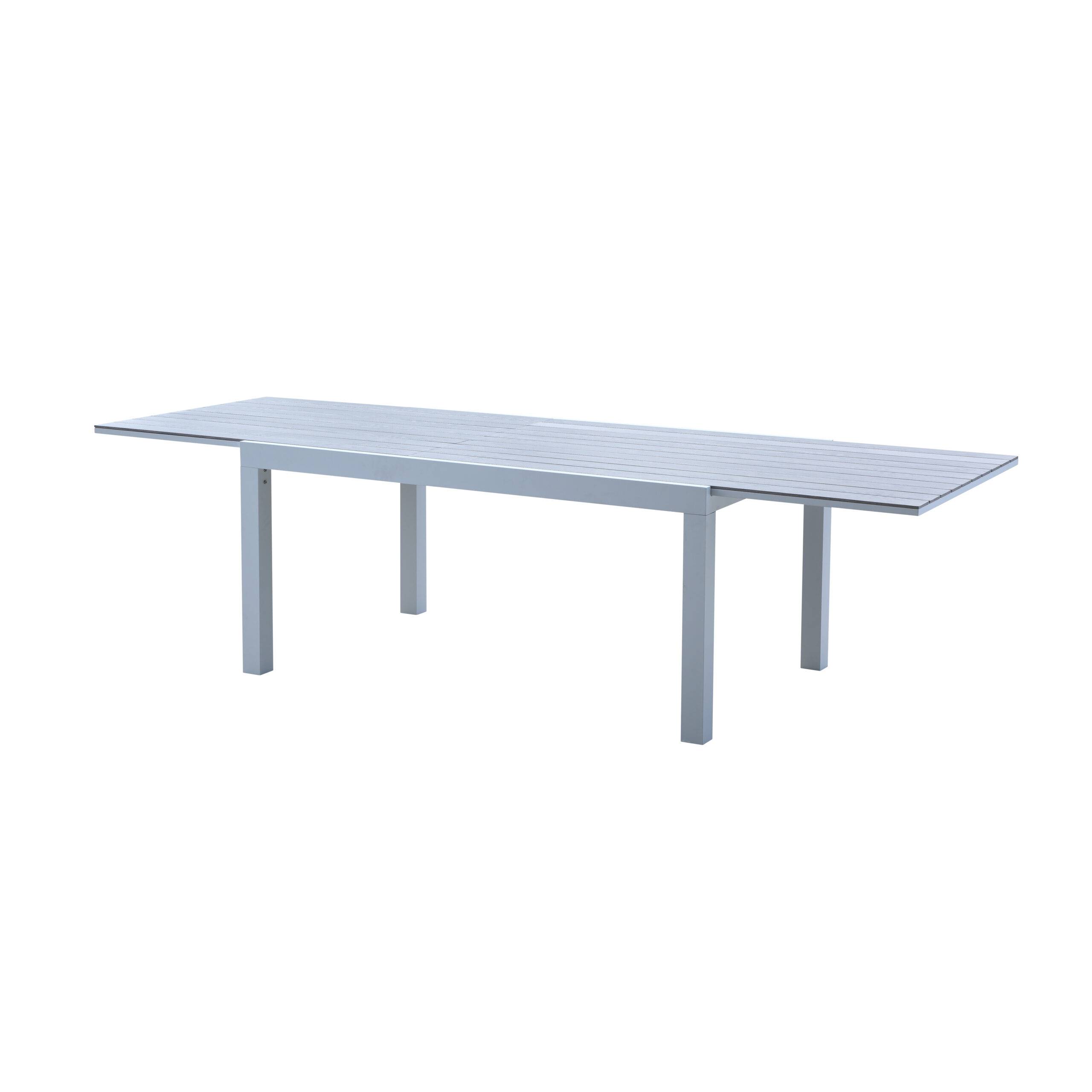 Wilsa Garden - Ensemble de jardin aluminium 6/10 places extensible TULUM avec 6 fauteuils et 4 chaises - Imagen 6