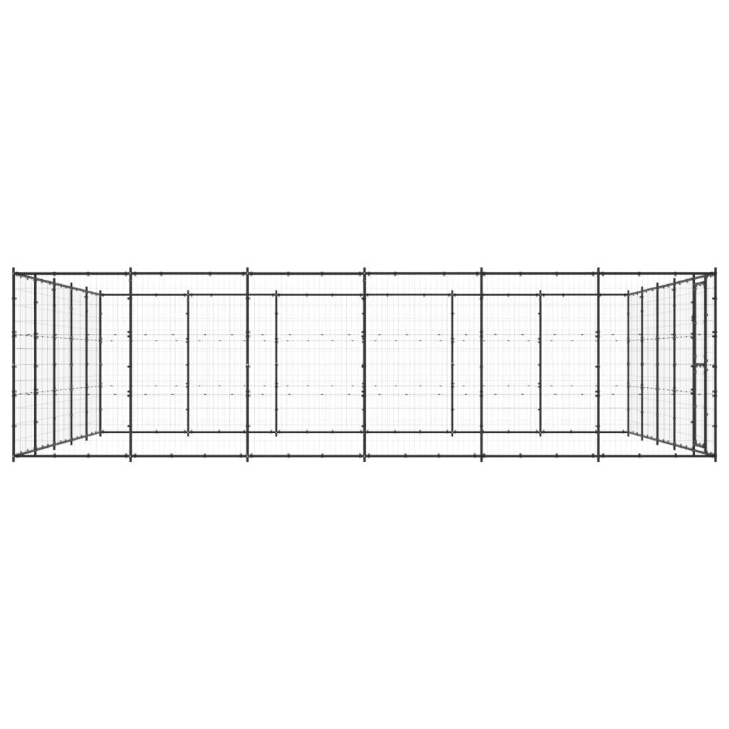 Vidaxl - Chenil d'extérieur pour chiens Acier 36,3 m² vidaXL 3082324 - Imagen 5
