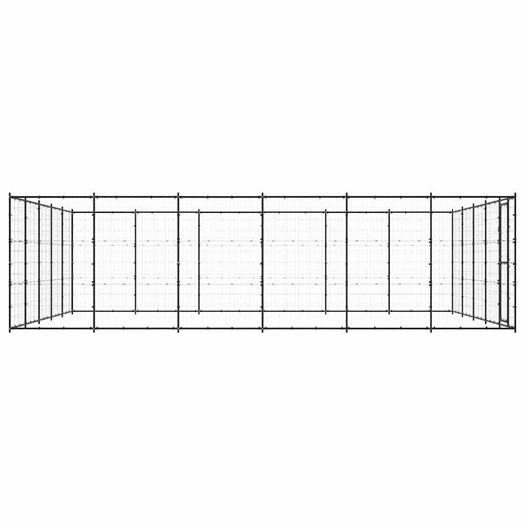 Vidaxl - Chenil d'extérieur pour chiens Acier 36,3 m² vidaXL 3082324 - Imagen 6