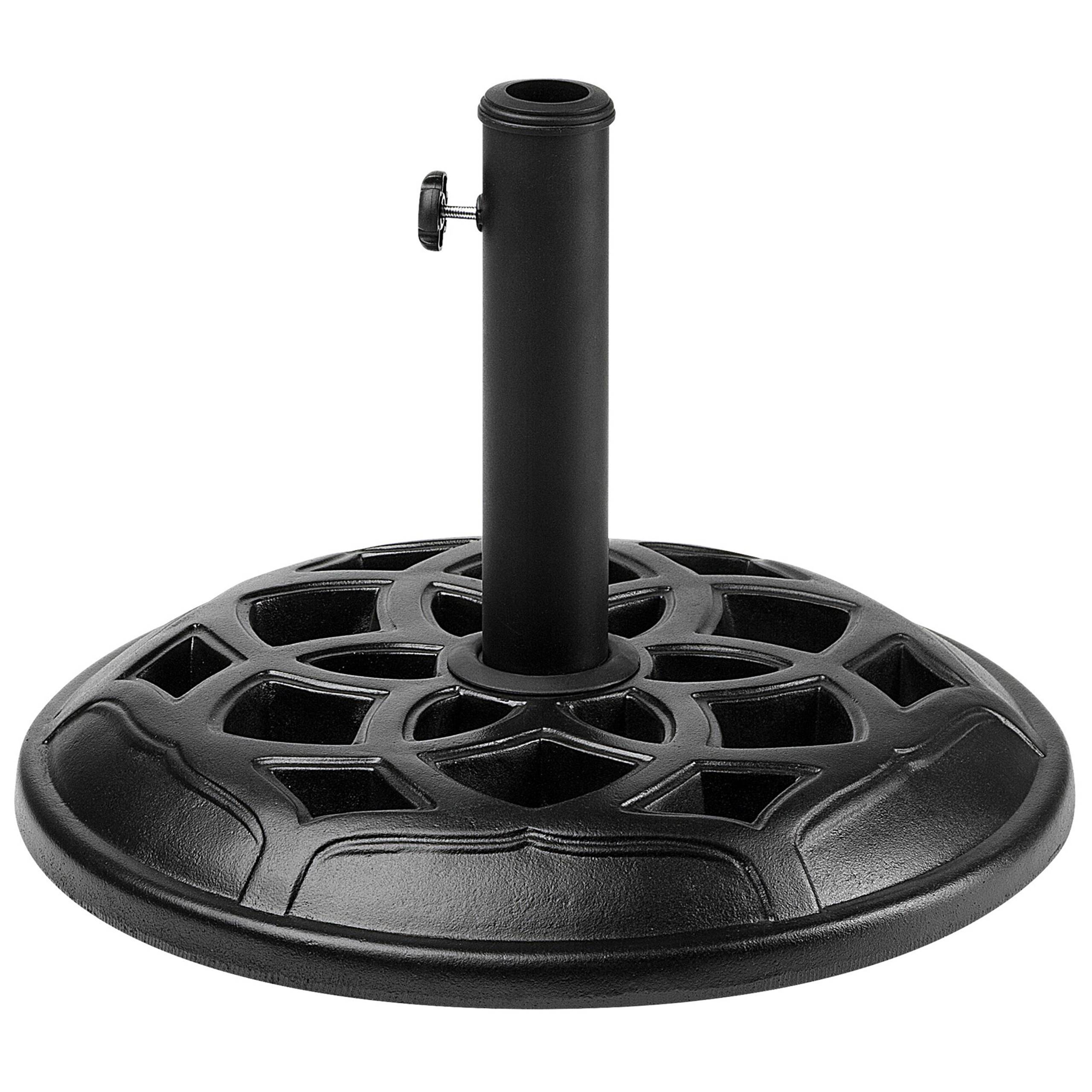 Beliani - Accessoires de parasol Béton Noir CETO - Beliani - Imagen 2