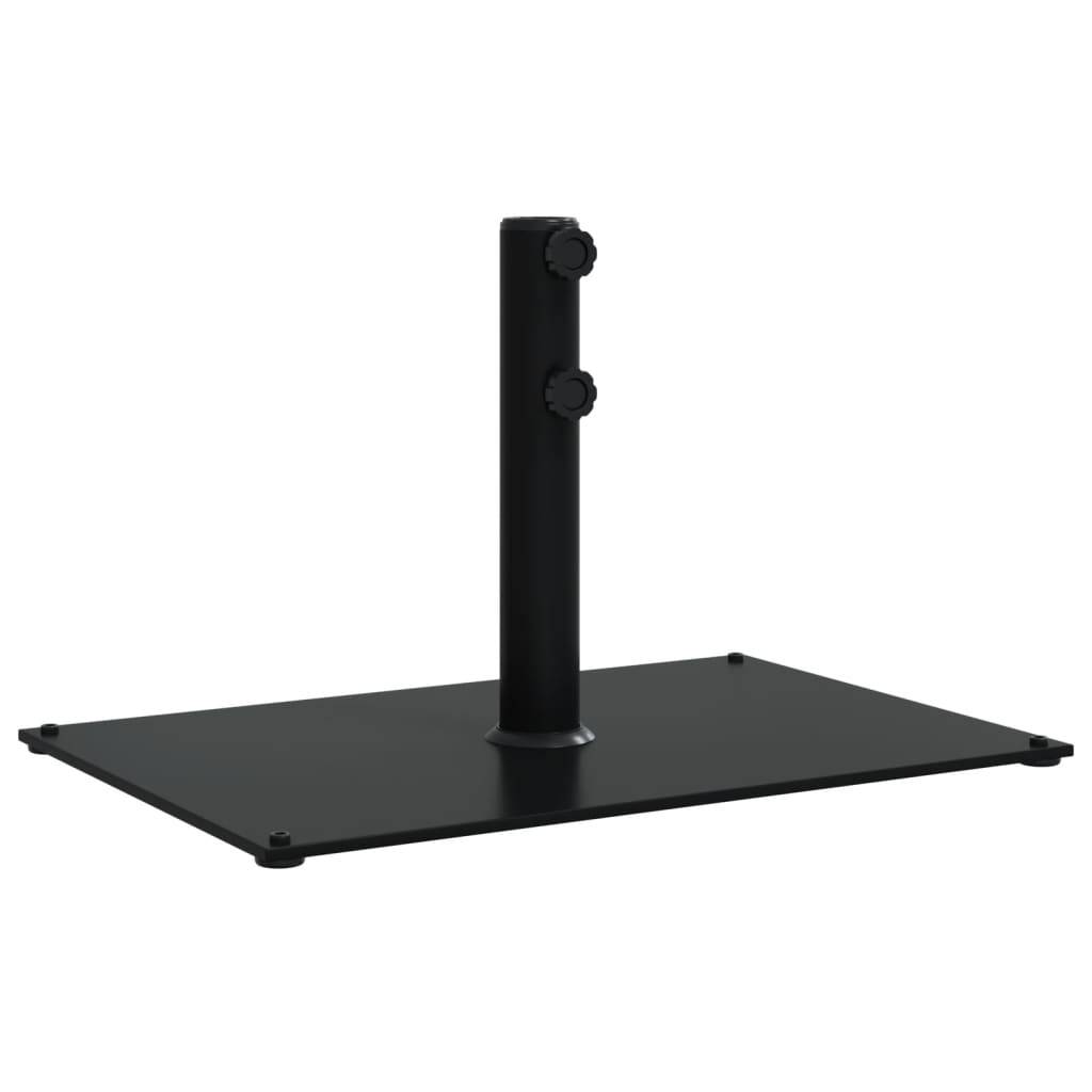 ComfortXL - Socle de Parasol Rectangulaire en Acier 15 kg Base Stable pour Terrasse Noir – ComfortXL Outdoor Living - Image 2