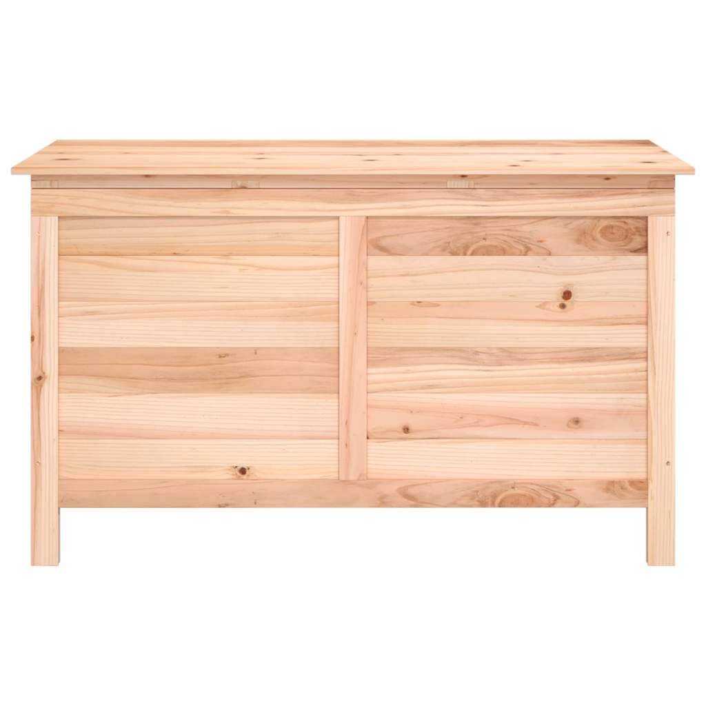Boîte à Coussins d'Extérieur Bois de Sapin Massif Robuste pour Jardin Brun 120L 99x50x56.5 cm – ComfortXL Outdoor Living - Image 4