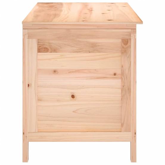 Boîte à Coussins d'Extérieur Bois de Sapin Massif Robuste pour Jardin Brun 120L 99x50x56.5 cm – ComfortXL Outdoor Living - Image 5