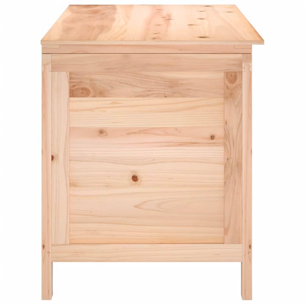 Boîte à Coussins d'Extérieur Bois de Sapin Massif Robuste pour Jardin Brun 120L 99x50x56.5 cm – ComfortXL Outdoor Living - Image 5