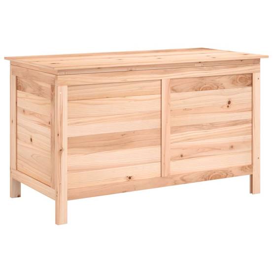 Boîte à Coussins d'Extérieur Bois de Sapin Massif Robuste pour Jardin Brun 120L 99x50x56.5 cm – ComfortXL Outdoor Living - Image 2