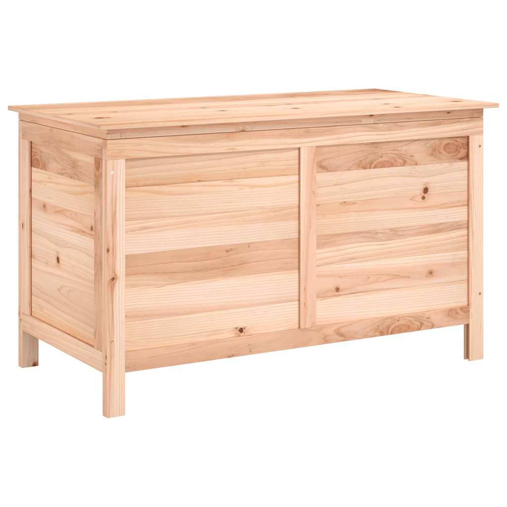 Boîte à Coussins d'Extérieur Bois de Sapin Massif Robuste pour Jardin Brun 120L 99x50x56.5 cm – ComfortXL Outdoor Living - Image 2
