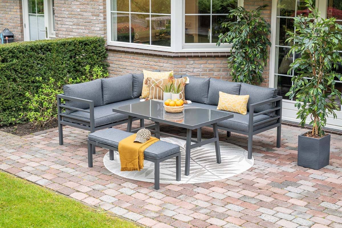 Bleco salon de jardin table haute - 7 place - Image 5