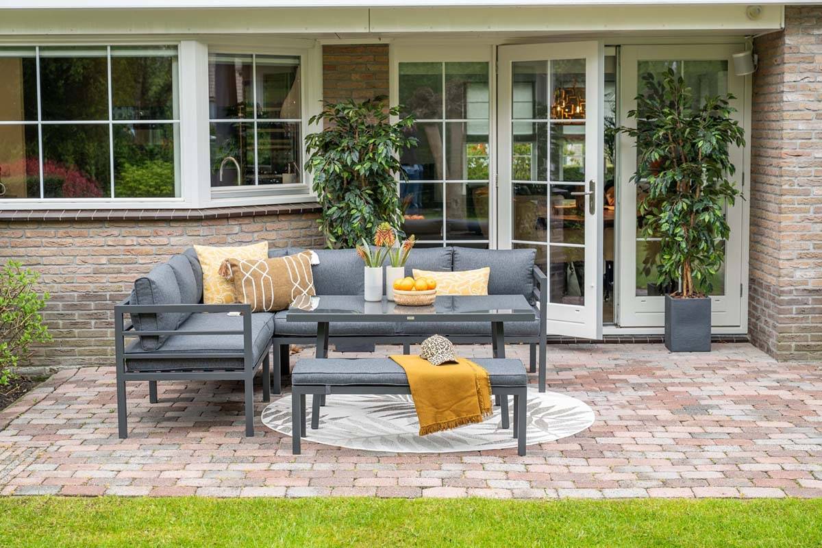 Bleco salon de jardin table haute - 7 place - Image 6