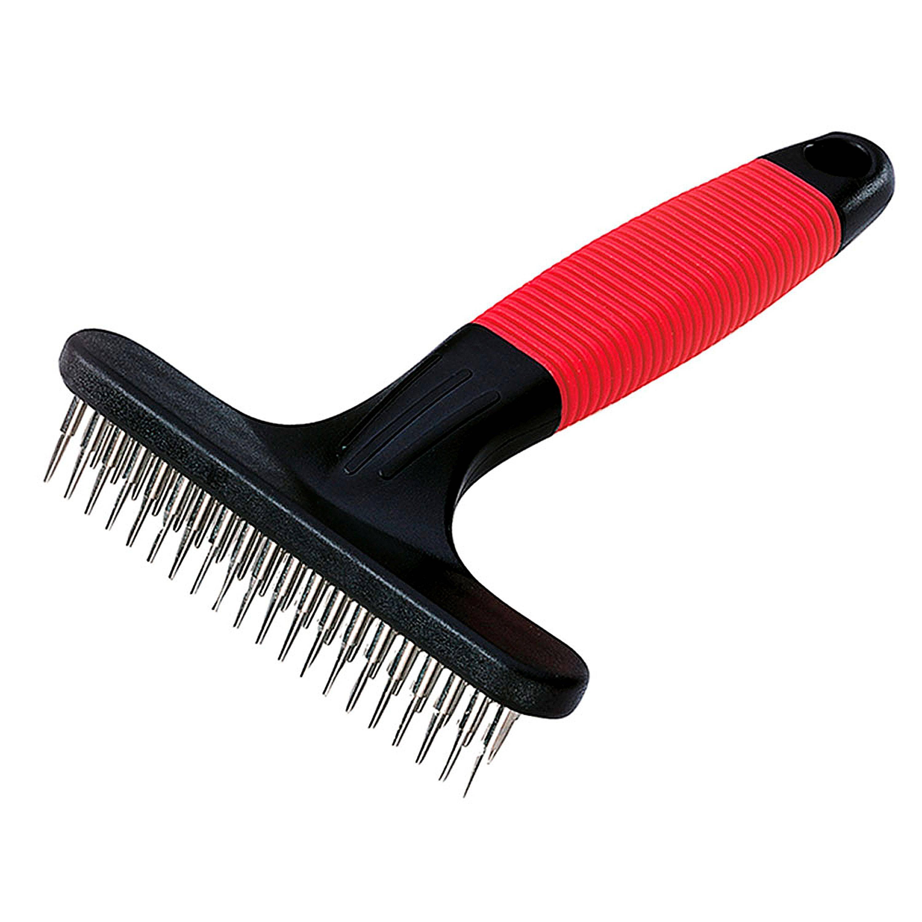 Ferplast - Ferplast Peigne rateau pour chiens GRO 5874, double rangée de arrondies rotatives, idéal pour le sous-manteau des animaux à poils moyens et longs, 11 - Image 1