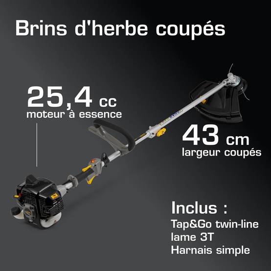 Alpina - Débroussailleuse ABR 26 J, 25,4 cm³, tête à deux lignes, harnais inclus - Alpina - Image 3