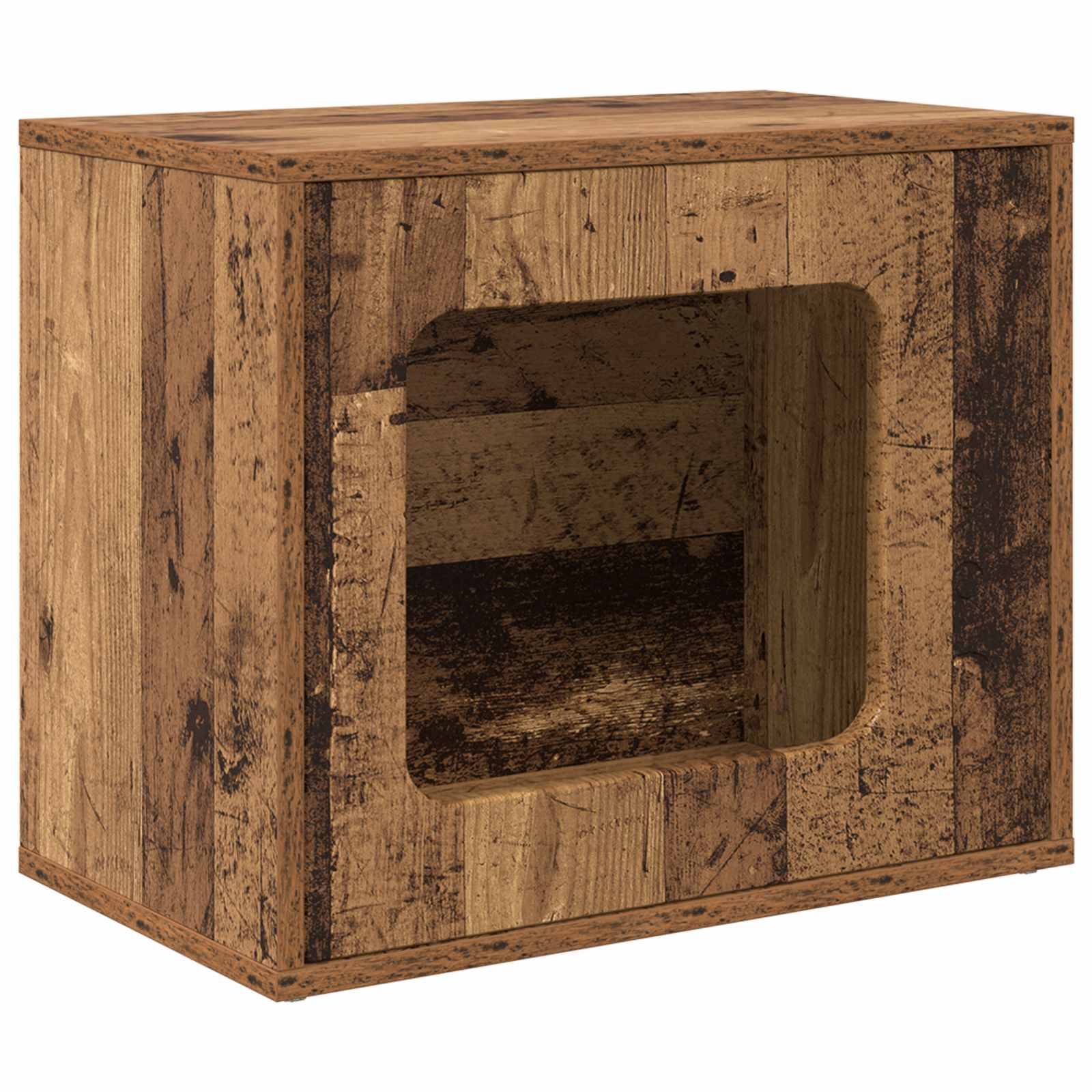 Chatiere bois marron  51 x 30 x 42,5 cm  - Prolenta premium p333.0