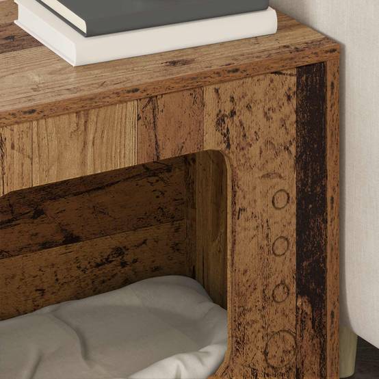 Chatiere bois marron 51 x 30 x 42,5 cm - Prolenta premium p333.0 - Image 4