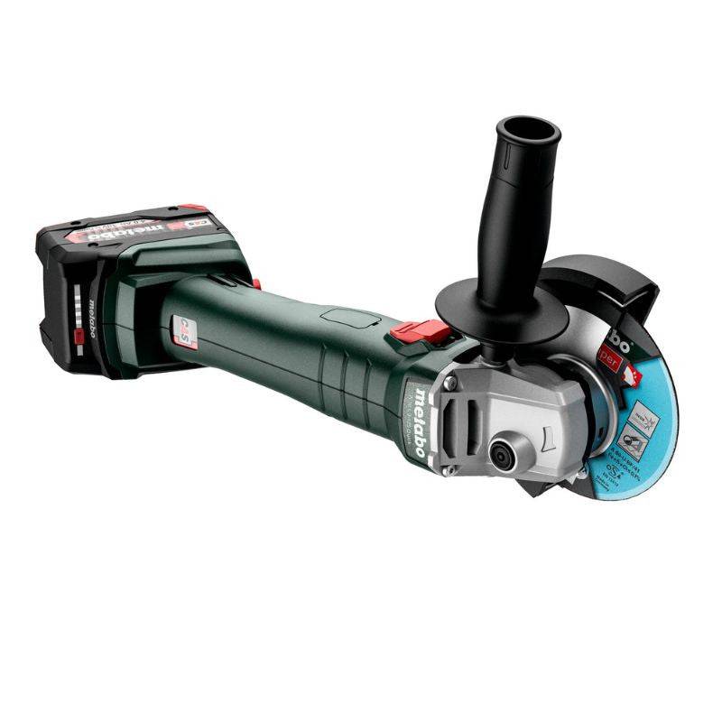 Metabo - Meuleuse METABO 125 mm 18 V- W 18 L 9-125 Quick - 2 x 5,2 Ah Li-Power, ASC 55, coffret metaBOX Metabo - Imagen 2