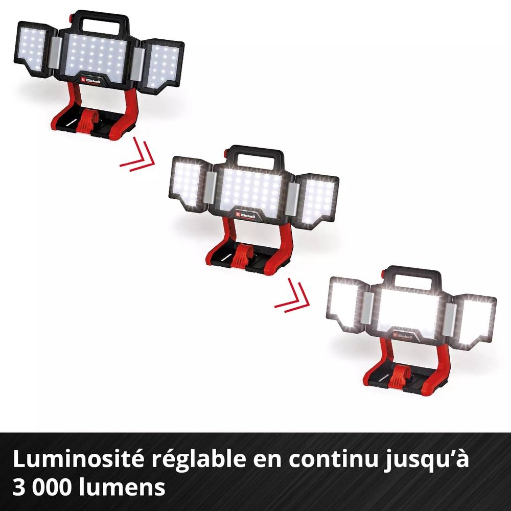 Einhell - Lampe à batterie  TP-CL 18/3000 Li Set - Solo avec trépied Einhell - Image 4