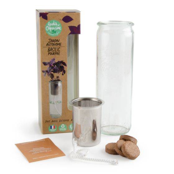Radis et Capucine - Radis et Capucine - Jardin autonome - Basilic Pourpre bio - Imagen 2