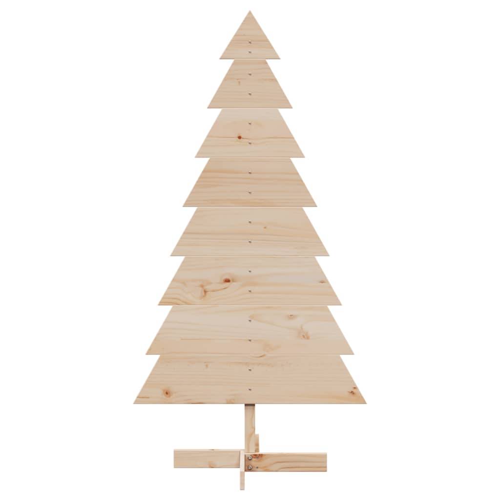 Sapin de Noël en Bois Pin Massif Décoration Intérieure 150 cm Naturel – ComfortXL Outdoor Living - Image 3