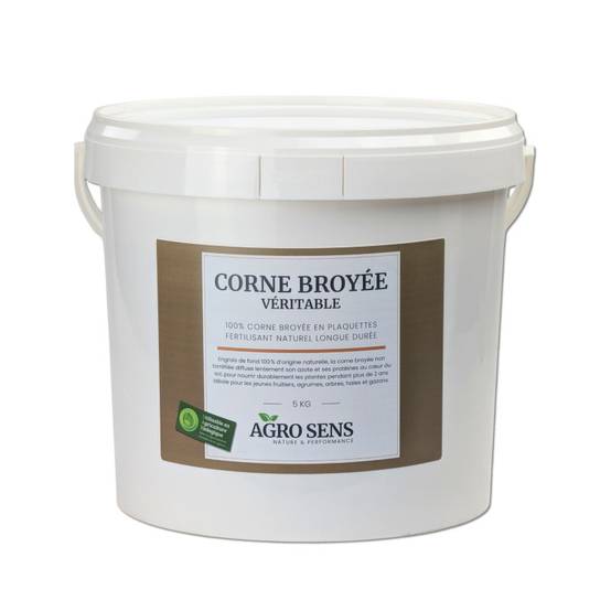 Corne broyée - engrais azoté longue durée - Seau 5 kg - Image 1