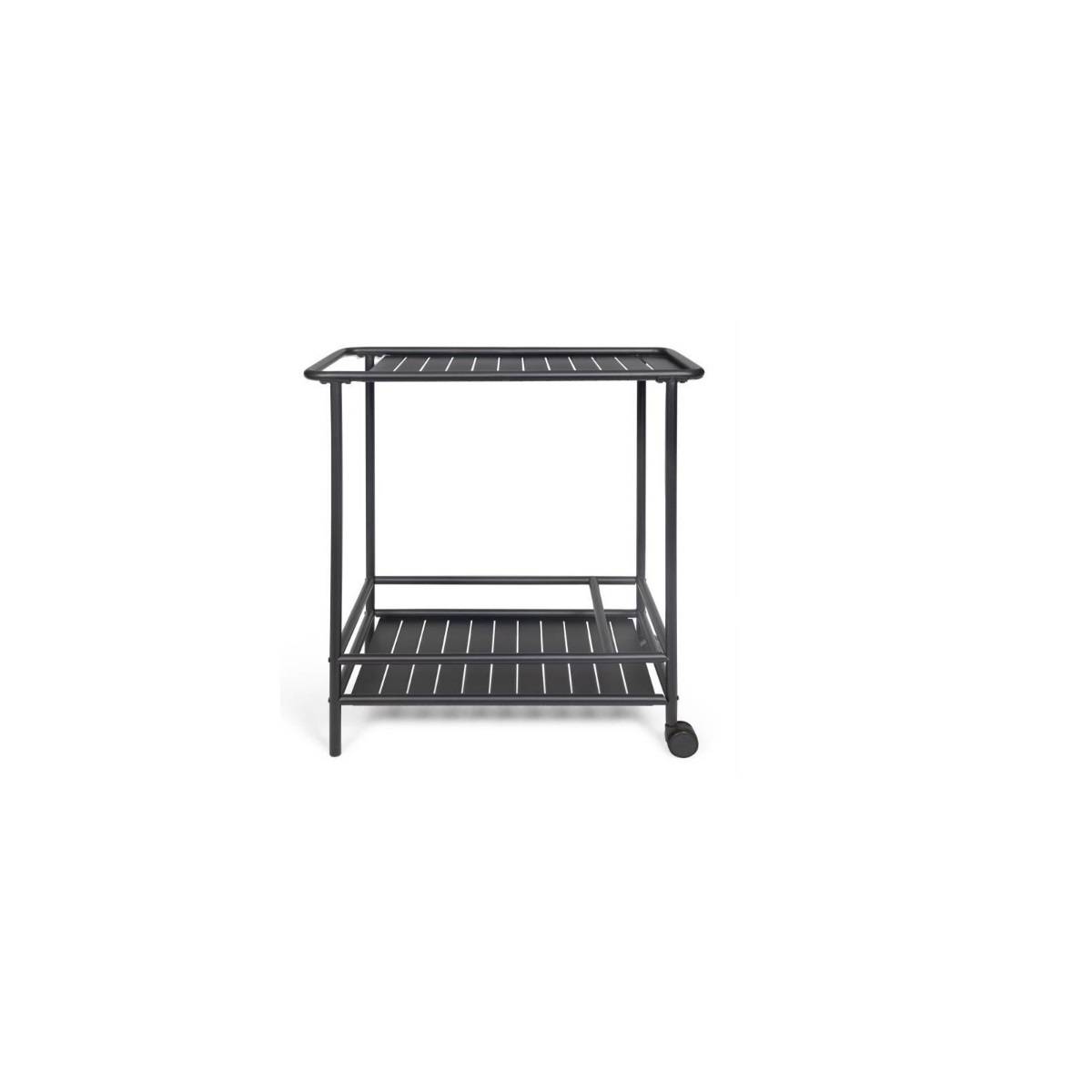 Livoo - Desserte de jardin 66 x 42 cm noir GS163N Livoo - Image 2