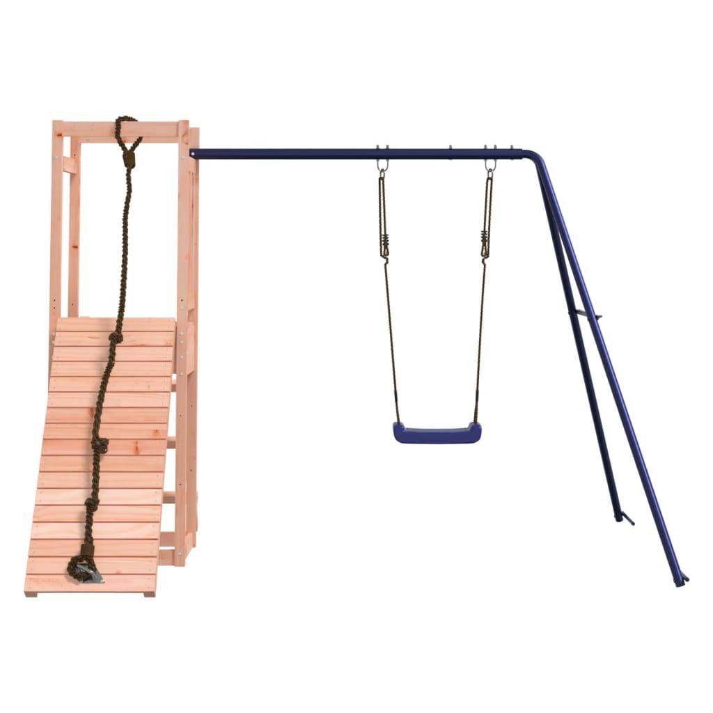 Helloshop26 - Aire de jeux d'extérieur balançoires toboggan portiques robuste jeux jardin 232 x 184 x 169 cm bois massif de douglas - Imagen 2