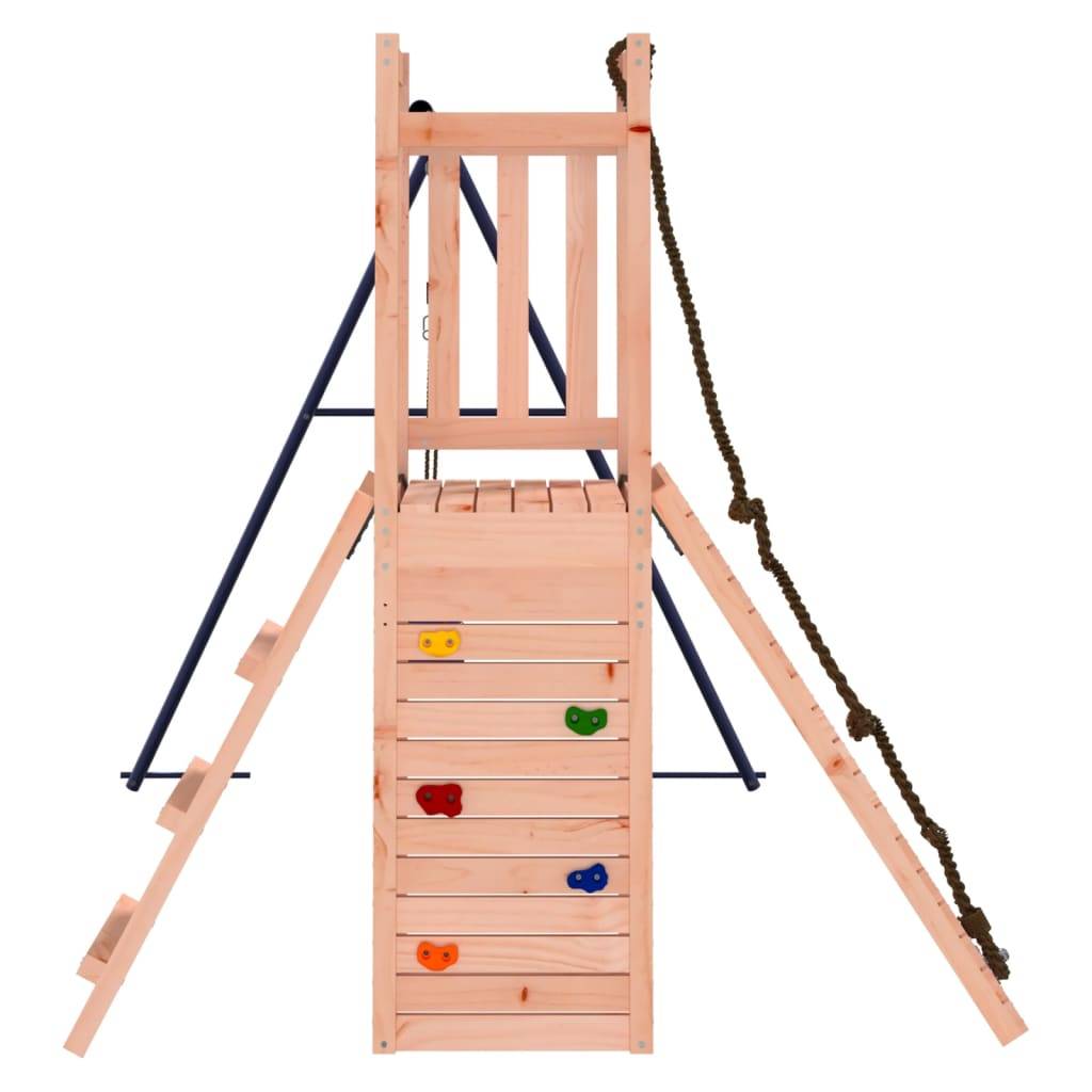 Helloshop26 - Aire de jeux d'extérieur balançoires toboggan portiques robuste jeux jardin 232 x 184 x 169 cm bois massif de douglas - Imagen 3