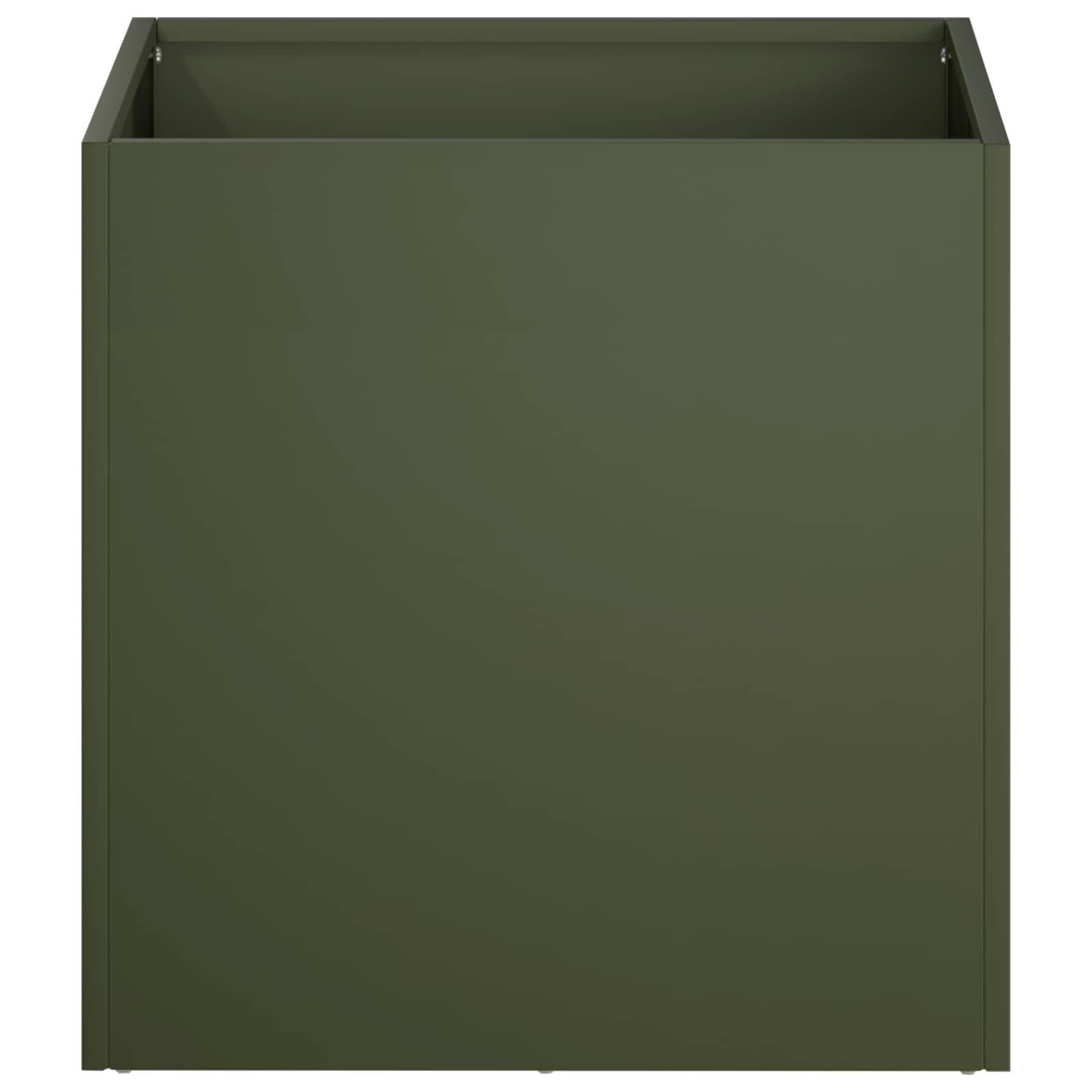 Vidaxl - Cache-pot de jardin Vert olive 20 x 20 x 20 cm vidaXL 8004930 - Image 4