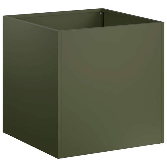 Vidaxl - Cache-pot de jardin Vert olive 20 x 20 x 20 cm vidaXL 8004930 - Image 2