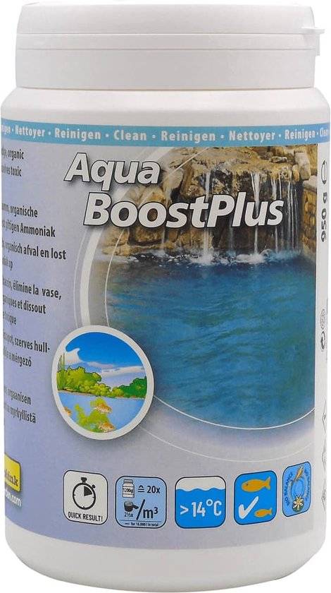 Ubbink - Aqua Boost Plus 1000 g para estanques de hasta 16 500 L - UBBINK