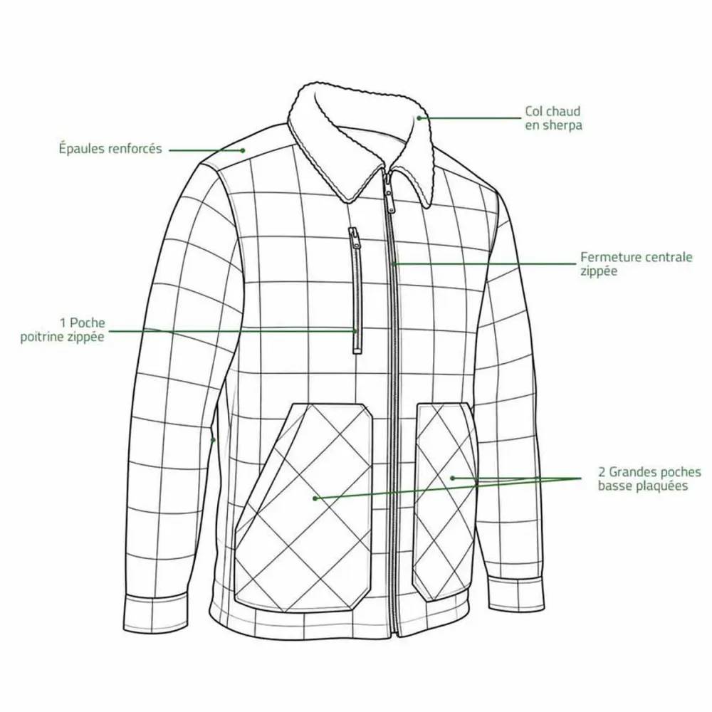 LMA - Chaqueta LMA ERABLE rojo/negro T.L - 9260 T.4 - Imagen 2