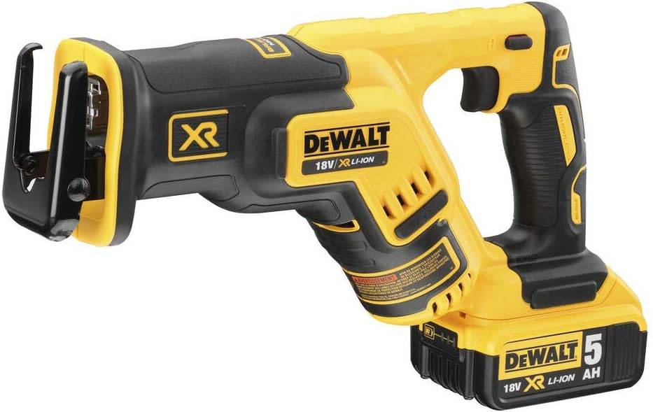Scie sabre compacte XR - DEWALT - avec 2 batteries 18V 5.0Ah - chargeur - TSTAK - DCS367P2 - Image 2