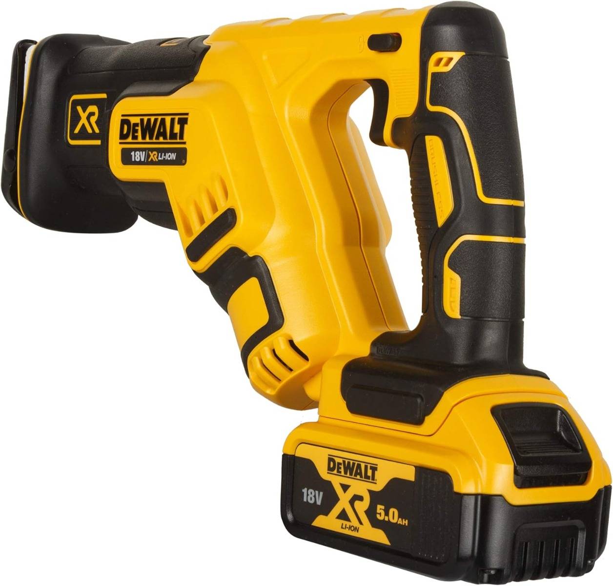 Scie sabre compacte XR - DEWALT - avec 2 batteries 18V 5.0Ah - chargeur - TSTAK - DCS367P2 - Image 4