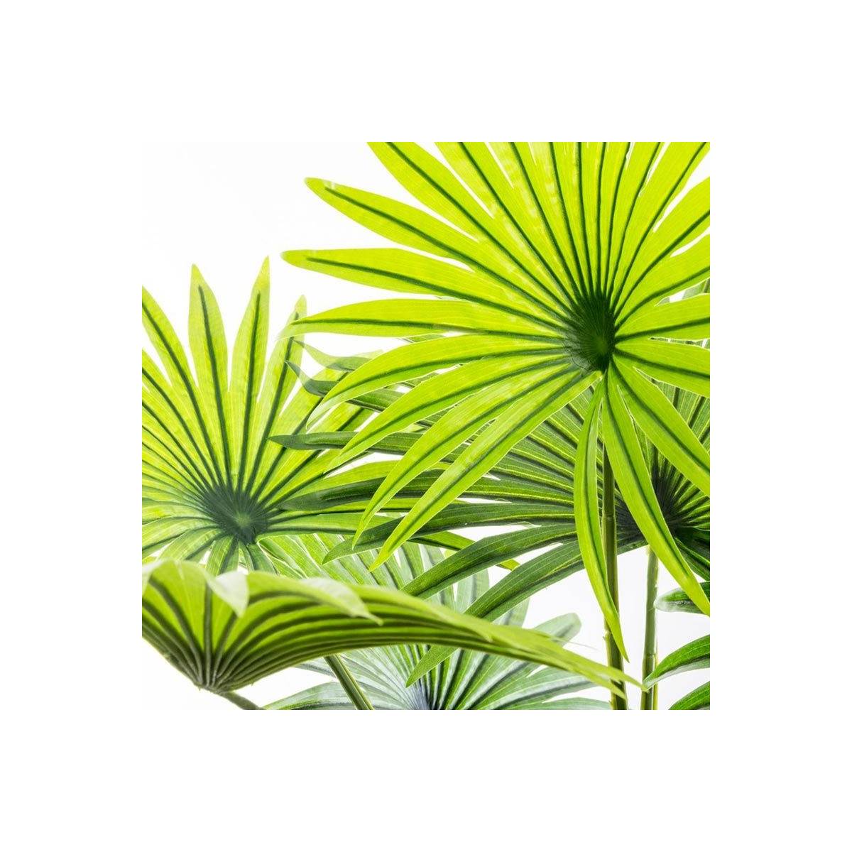 Plante Artificielle en Pot "Palmier" 120cm Vert - Image 2