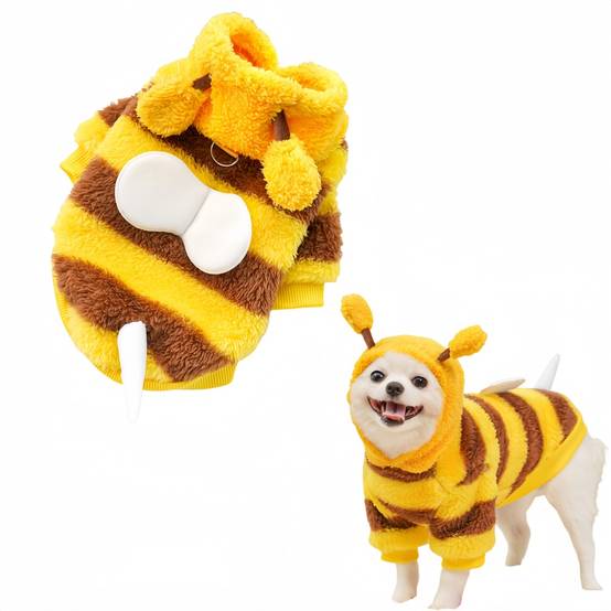 IntiMeg - Sweat à capuche Bee pour chien XS IntiMeg - Image 1