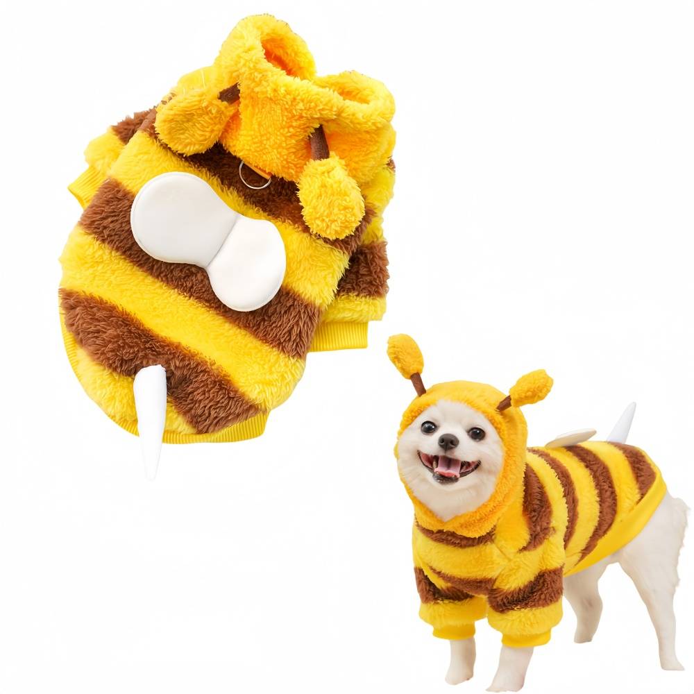 Sweat à capuche Bee pour chien XS IntiMeg