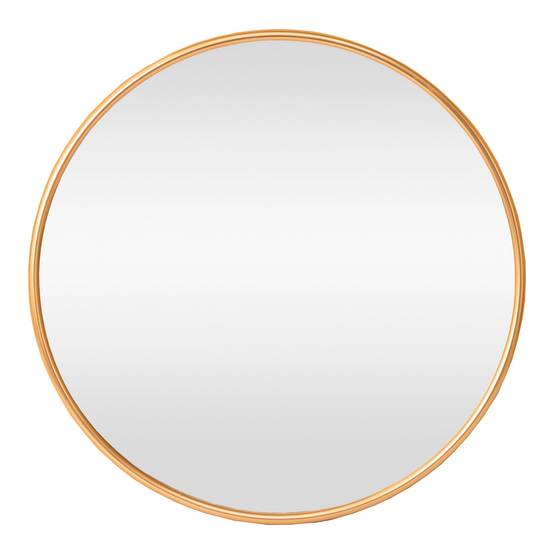 Helloshop26 - Miroir mural rond 60 cm aluminium doré - Image 2