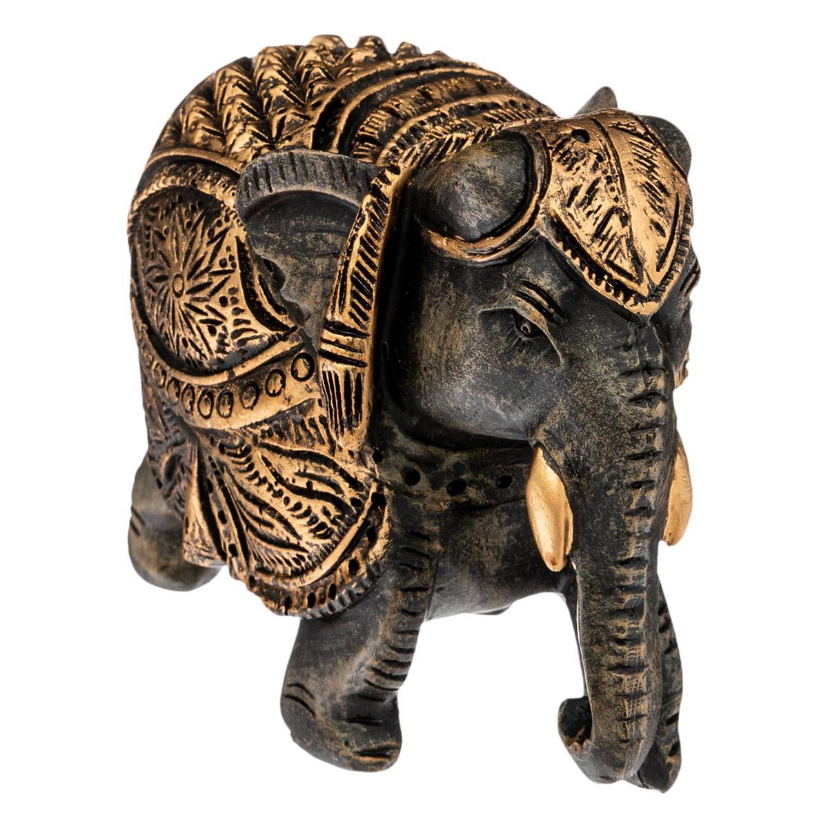 Atmosphera - Éléphant Chana H.11cm résine - Atmosphera Créateur d'intérieur - Imagen 1