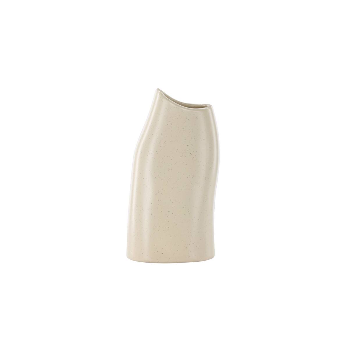 Venture Home - Vase en grès Ernst Beige et noir - Imagen 5
