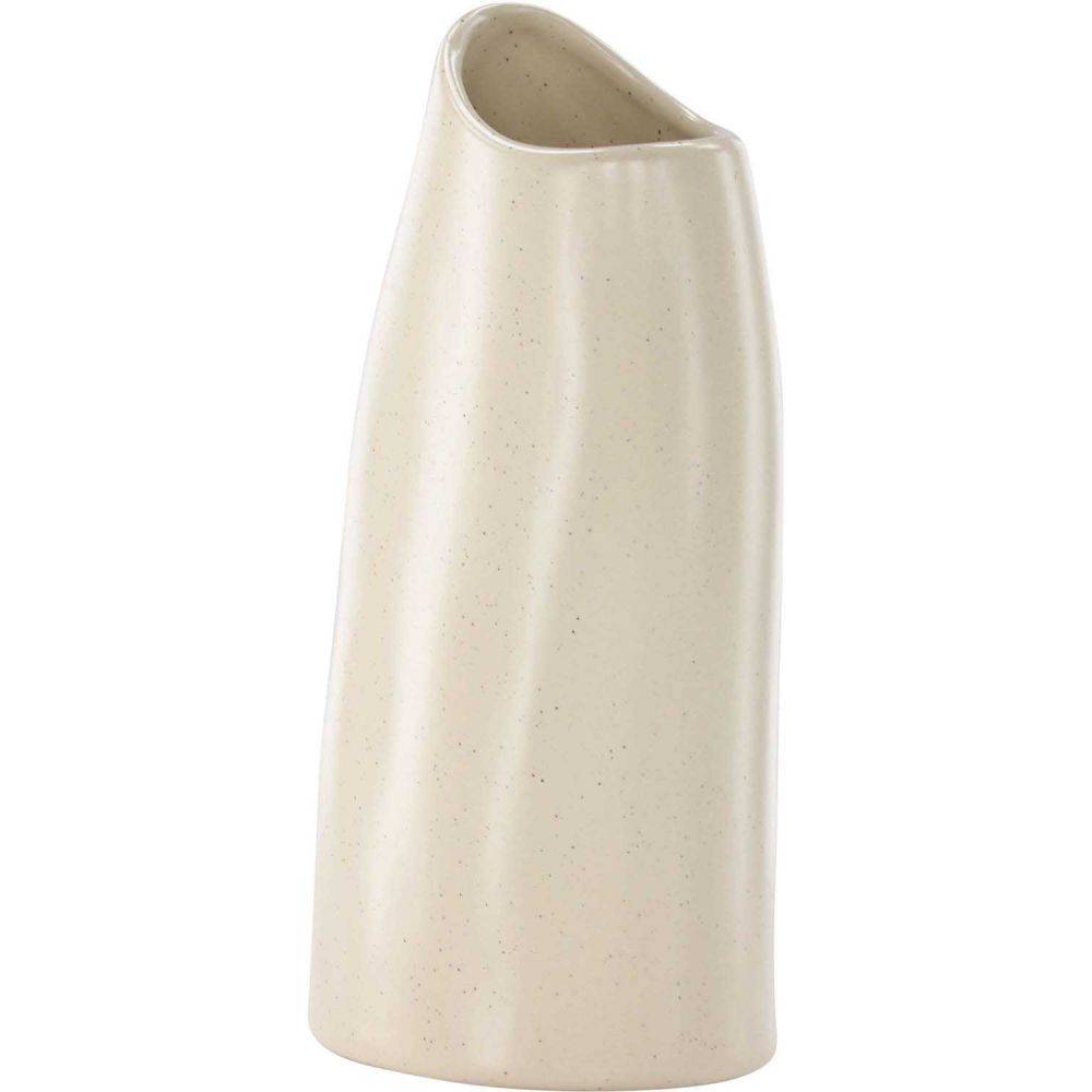 Venture Home - Vase en grès Ernst Beige et noir - Imagen 3