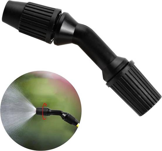 Buse de Pulvérisation en Plastique, Accessoires de Pulvérisation d'irrigation de Jardin, Noir-Lytech - Image 1