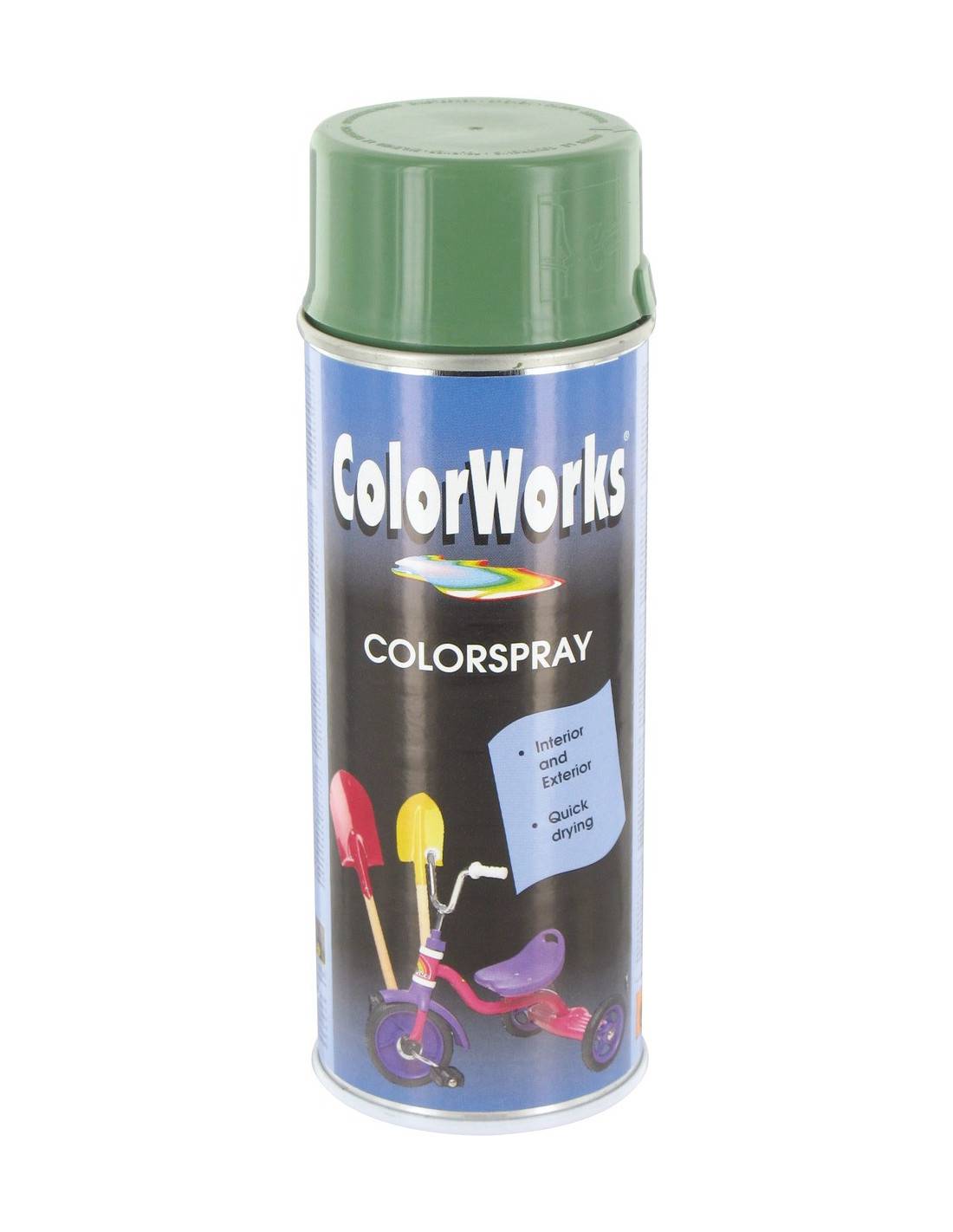 Peinture Aérosol Vert Chasse Ral 6011 Finition Brillant, Séchage Rapide - Colorworks