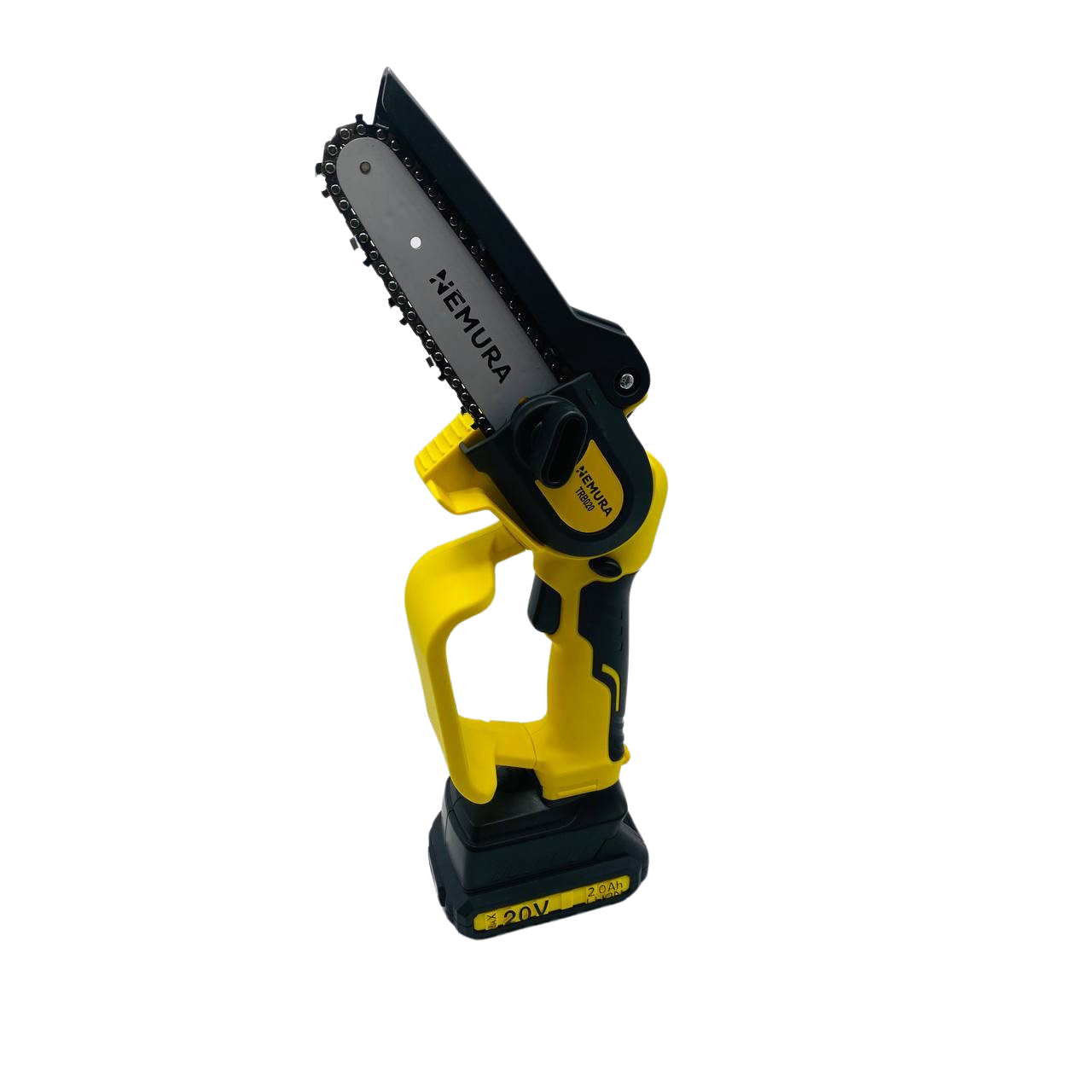 Nemura - Mini Tronçonneuse sans fil 20V NEMURA - Coupe de 12,5cm + Batterie 2Ah + Chargeur rapide