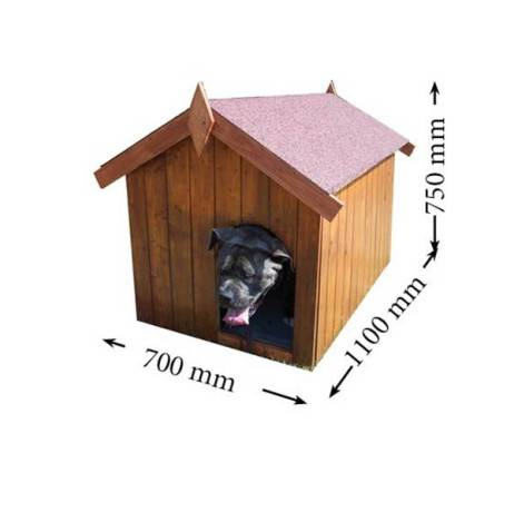 Autre - Niche pour petit chien en bois, 0.77m² - Imagen 3