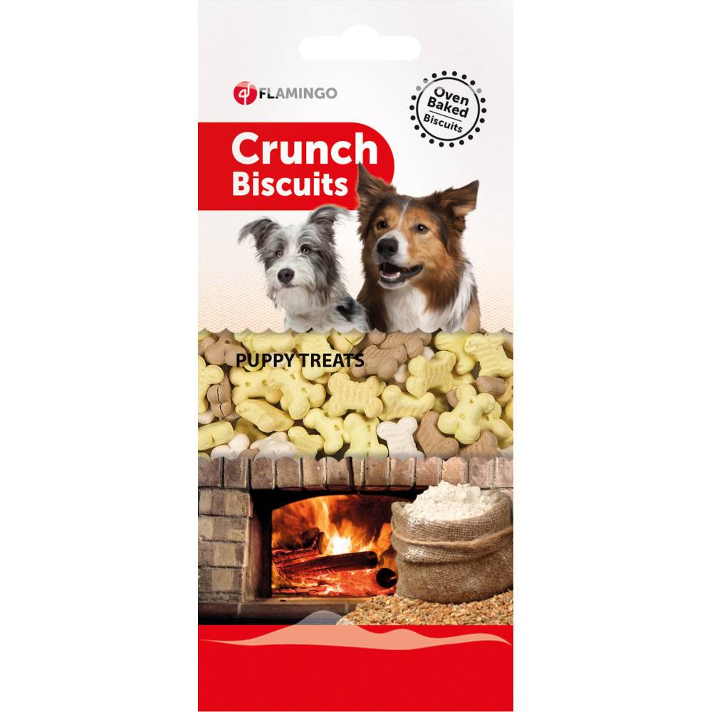 Flamingo - Friandises Crunch Biscuit avec goût vanille 500 g pour chien - Imagen 2