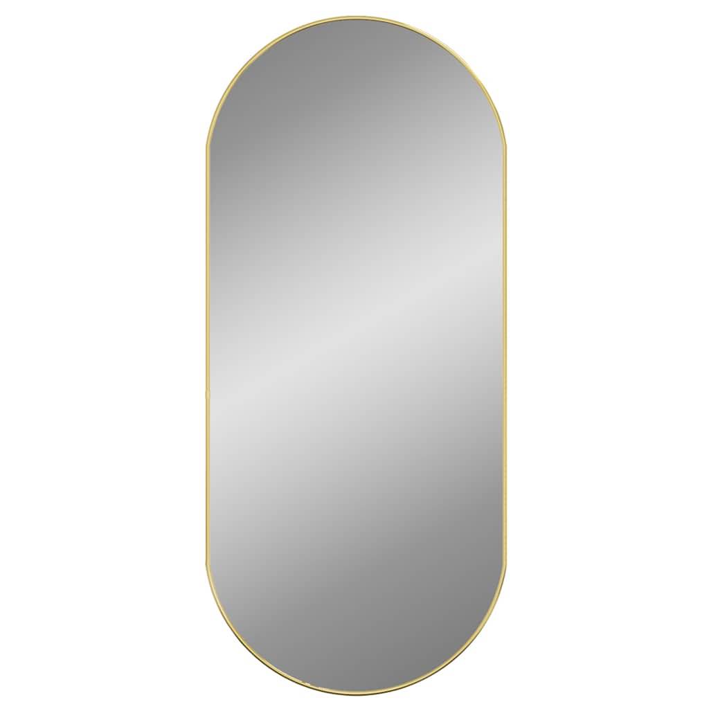 Maison Chic - Miroir mural - Miroir décoratif Doré 100x45 cm Ovale - Image 1