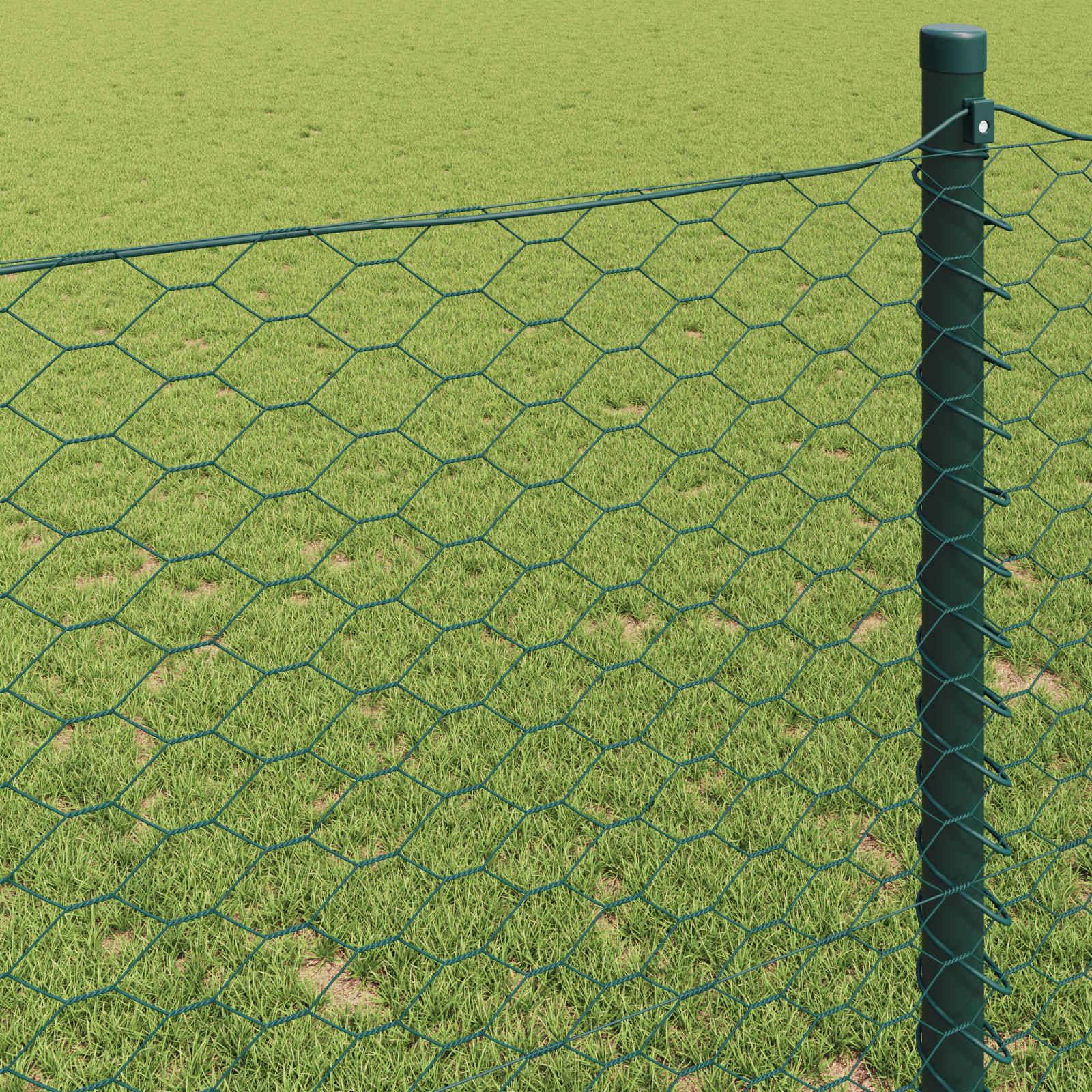 Clôture hexagonale PVC Vert 10 x 0,5 m, Poids :1kg - PANGIVO - Image 4