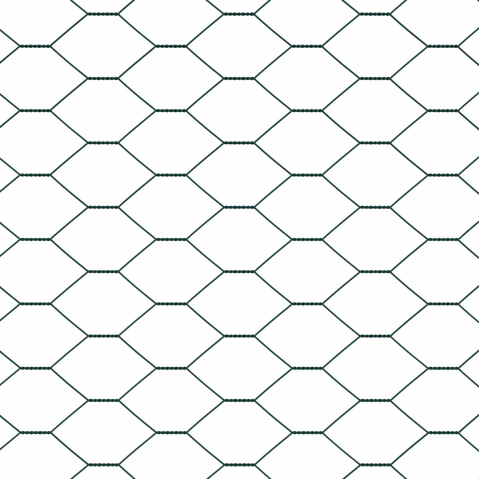 Clôture hexagonale PVC Vert 10 x 0,5 m, Poids :1kg - PANGIVO - Image 7